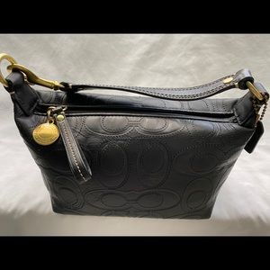 Coach Embossed Leather Mini Bag